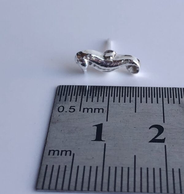 Silver Seahorse Studs - Image 6