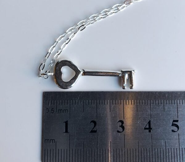 Silver Key Pendant - Image 2