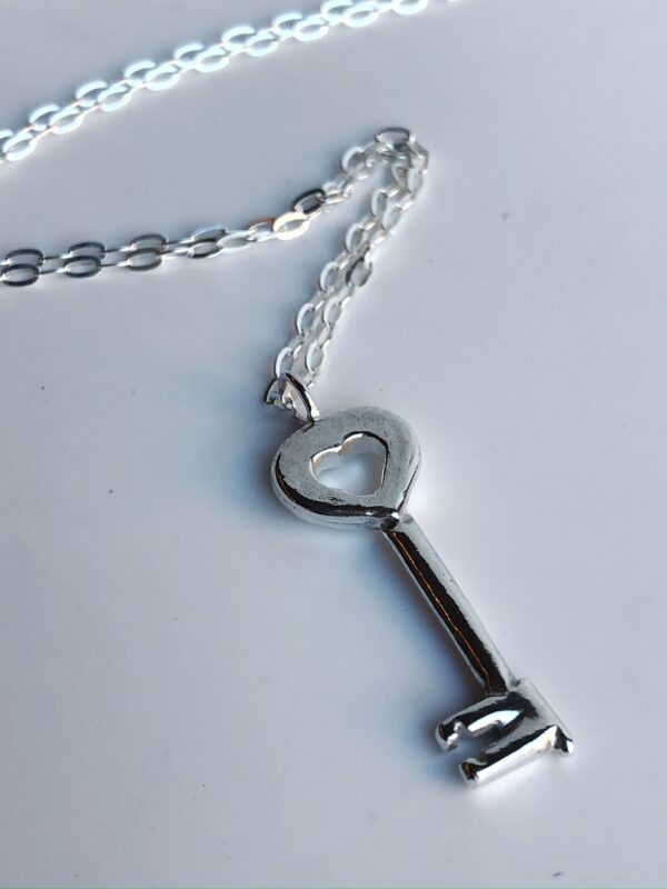 Silver Key Pendant - Image 3