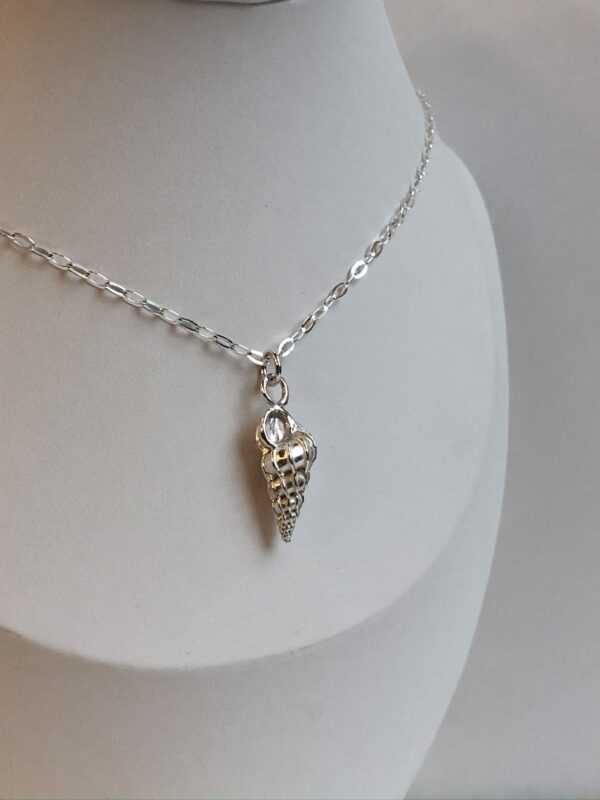 Silver Wentletrap Shell Pendant - Image 3